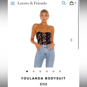 NWT Lovers + Friends Yolanda bodysuit